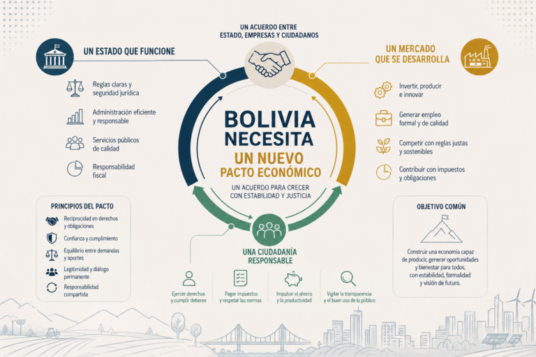 Bolivia necesita un pacto económico